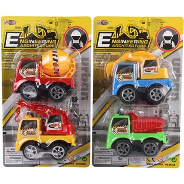 Construction Truck Toy Set 12X21cm