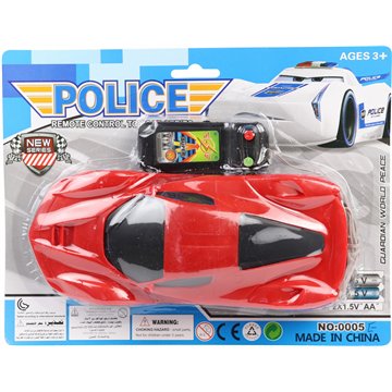 Wired Remote Control Police Car 9X20cm