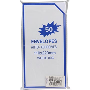 50Pcs Envelopes 110mm*220mm