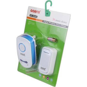 Digital Wireless Door Chime-Plug in