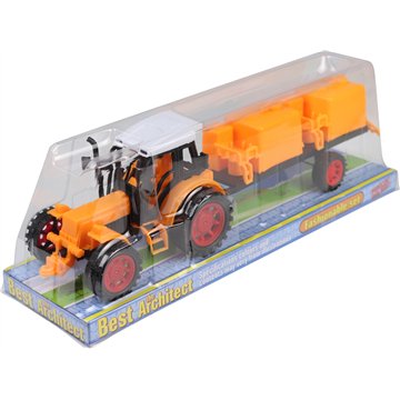 Farm Tractor Trailer Set 8X28cm