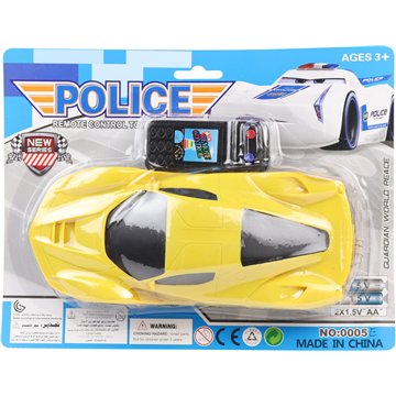 Wired Remote Control Police Car 9X20cm