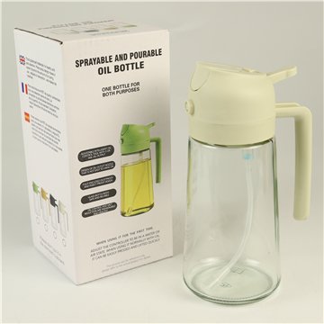 470ML 2-In-1 Glass Oil Sprayer and Dispenser