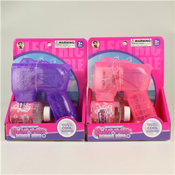 Kids Electric Bubble Gun With Light 15X18cm