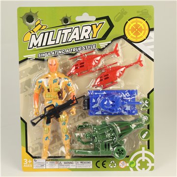 Military Toy Play Set 21X26cm