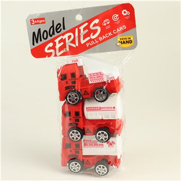 Mini Fire Truck Set 16X25cm
