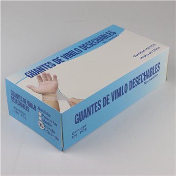 100pc Disposable Vinyl Gloves-XL