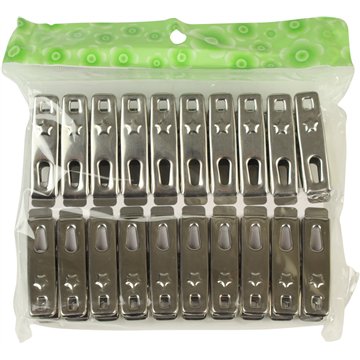 20Pcs Stainless Steel Laundry Clip