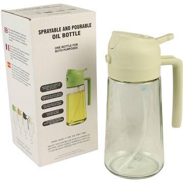 470ML 2-In-1 Glass Oil Sprayer and Dispenser