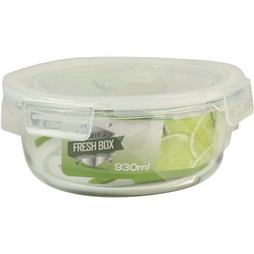 Glass Food Containers with Lids 930ml