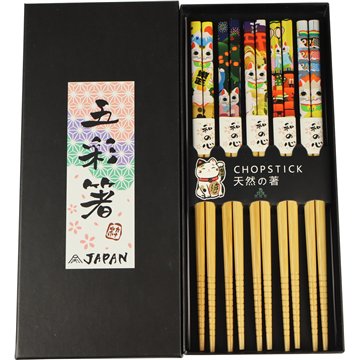 Japanese Style Chopsticks Gift Set – 5 Pairs