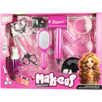 Girls Makeup & Hair Styling Play Set 29X39cm