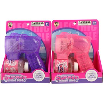 Kids Electric Bubble Gun With Light 15X18cm