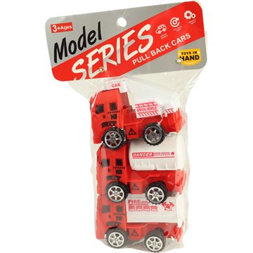 Mini Fire Truck Set 16X25cm