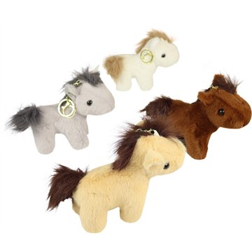 Plush Animal Keychain-Horse 13X16cm