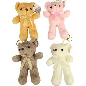 Plush Animal Keychain-Bear