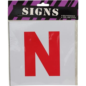 Magnetic Reflective N Plate (12)