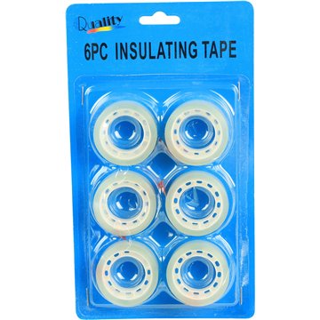 6 PcsTransparent Tape 20mX1.8cm