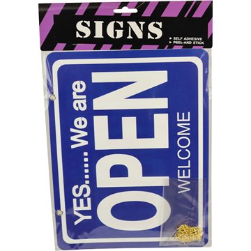 Open / Closed Sign 21X28cm (12)