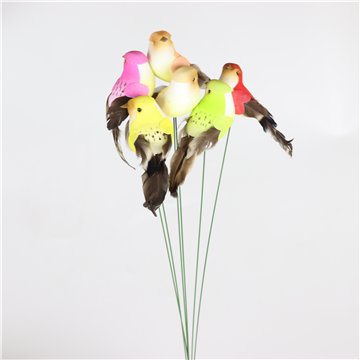 Artificial Feather Bird Garden Stakes  40CM