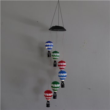 Solar Hot Air Balloon Wind Chime Light 85CM