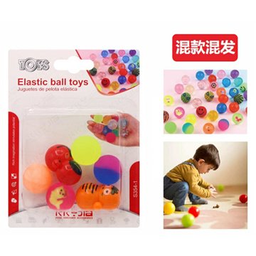 Cartoon Bouncy Balls Toy Set
