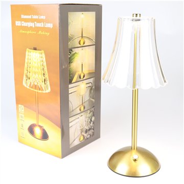 Rechargeable Crystal LED Table Lamp  H30CM
