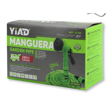 7.5m Expandable Garden Hose Set