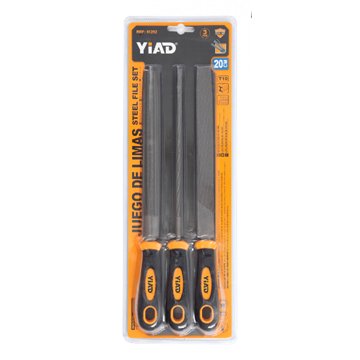 3Pcs Steel File Set 8*20cm