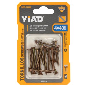 4×40mm Wood Screws