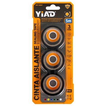 3Pcs PVC Electrical Tape 5m