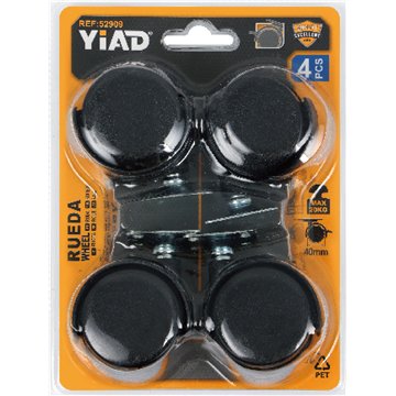 4Pcs Swivel Caster Wheels 40mm