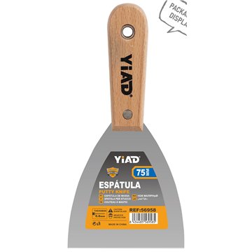 75mm Putty Knife with Wooden Handle