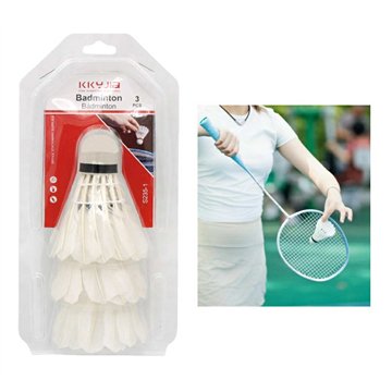 3Pcs Feather Shuttlecock