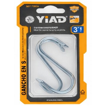 3Pcs 75mm S Hook