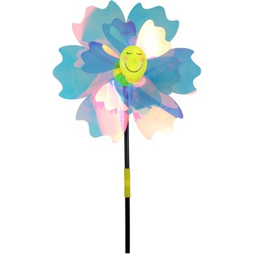 23cm Reflective Flower Windmill (12)