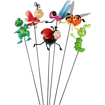Colorful Insect Garden Stakes