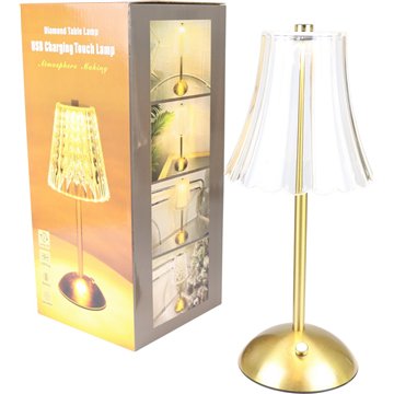 Rechargeable Crystal LED Table Lamp  H30CM