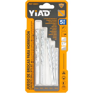 5PCS Concrete Drill Bits Set（12）