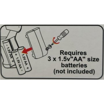 Kids Electric Bubble Gun With Light 15X18cm