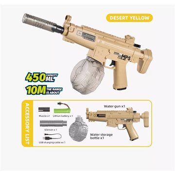 Rechargeable MP5 Electric Water Gun  17*31CM