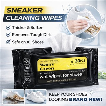 30Pcs Disposable Shoe Wipes
