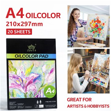 A4 Oil Paint Pad 20 Sheets