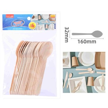 25Pcs Disposable Wooden Spoon(12)