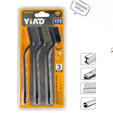 3PCS Wire Brush Set 17cm(12)