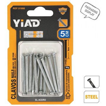 3.4*50mm Masonry Nails 50g(12)
