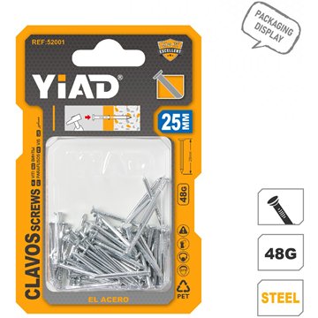 25mm Masonry Nails 48g(12)