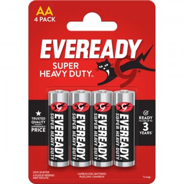 Eveready 4pk Super Zinc AA...