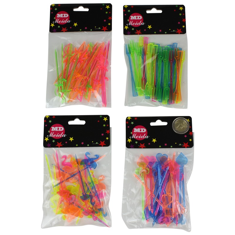 PLASTIC COCKTAIL STICKS