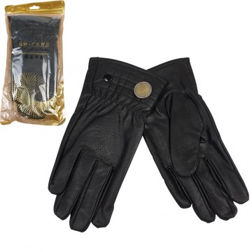 LEATHER LOOK GLOVE